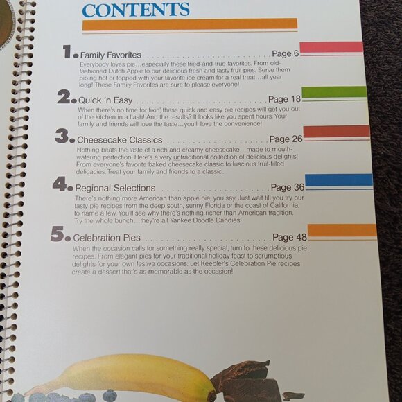 Keebler Classic American Pie Cookbook – 1984 Spiral Bound Ready Crust - Picture 5 of 13